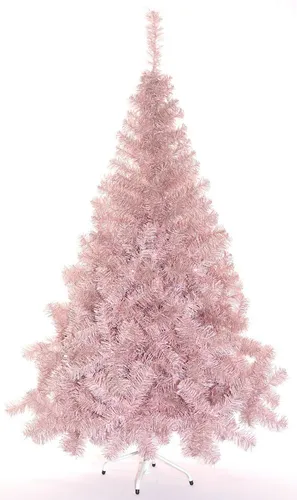 comprar Árbol De Navidad Premiun Aylen Rosa-plata 1,30 Mts. - Sheshu Color Rosa