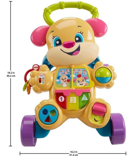 Caminador Fisher Price Andadera Perrita Puppy Sis Envio Ya