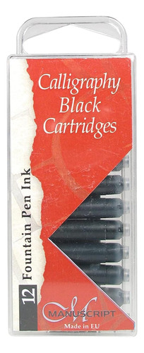 Fountain Pen Ink Calligraphy Cartridges, 12 Count (pack...