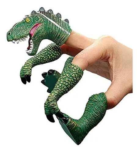 Set De Títeres De Dedo De Dinosaurios, Teatro De Títeres De
