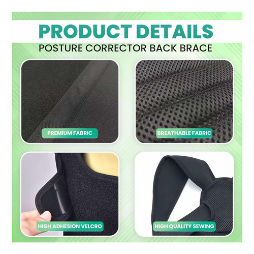 Remedex Basics Corrector De Postura Para Hombres Y Mujeres Y