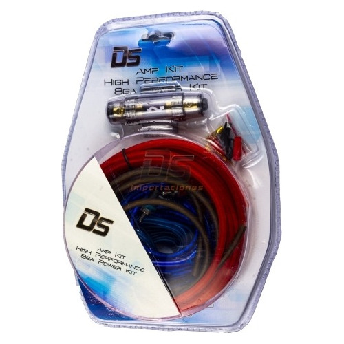 Kit De Cables 8 Gauge Para Instalar Potencia Woofer Auto