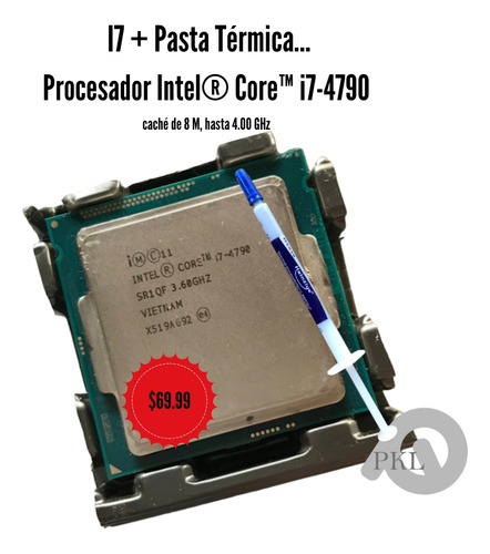 Procesador Intel® Core I7-4790 Caché De 8m, Hasta 4,00 Ghz 