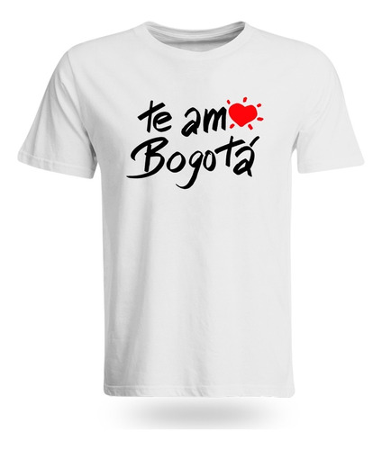 Camiseta Yo Amo Bogotá Personalizada Metrópolis