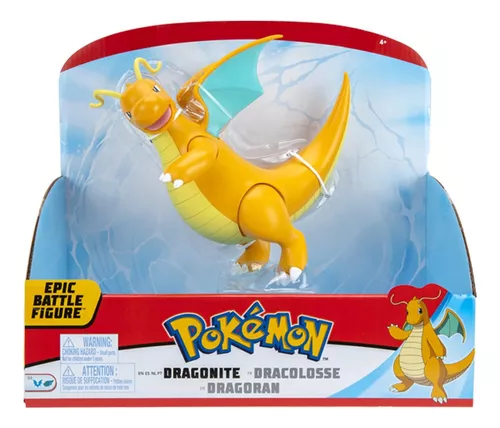 Cartoon Pokémon Despertador Figura Brinquedos, Boneca, Dragonite