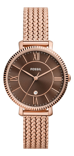 Relógio Fossil Feminino Jacqueline Rosé - Es5322/1jn