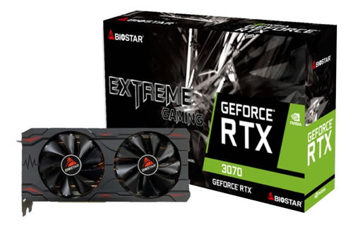 Tarjeta De Video Biostar Rtx 3070 8gb Gddr6 Hdmi Dp Gaming