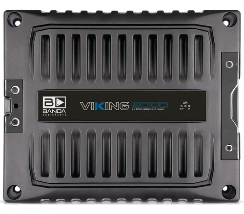 comprar Modulo Amplificador Banda Viking 8002 8000 Rms 1 Canal 2 Ohm Cor Preto