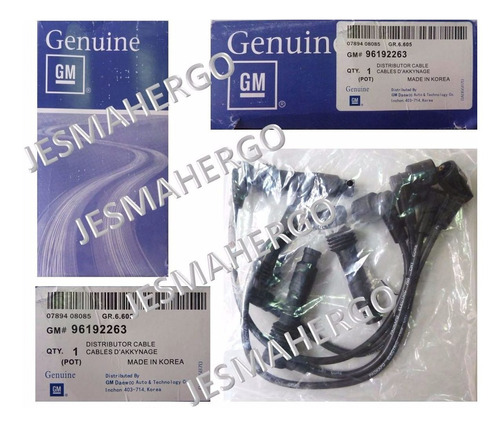 Cable Bujia Optra Limited Advance Desing Gm Origina 96192263