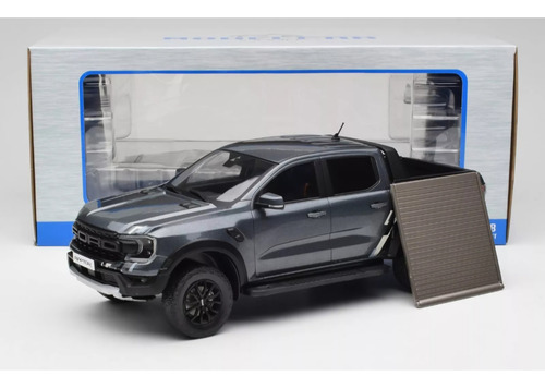 Alta Gama Camioneta Pickup 1:18 Ford Ranger Raptor Mcg Metal Gris Oscuro