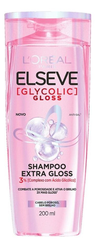 Shampoo Extra Gloss Elseve Glycolic Gloss 200ml