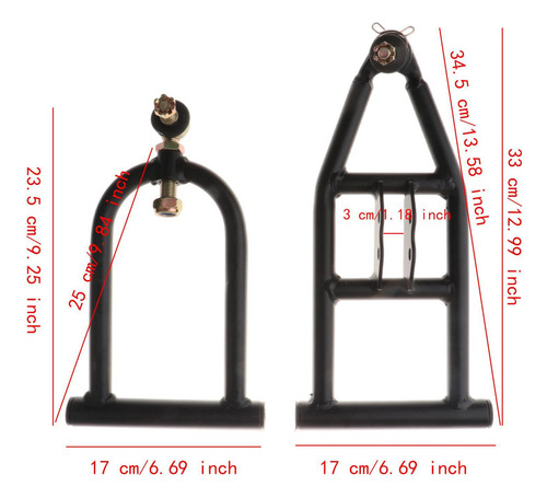 Brazos Oscilantes Delanteros, Piezas De Go Kart, Kit