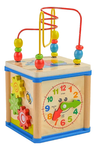 Cubo Didáctico Juguete De Madera Montessori Niños Infantil 