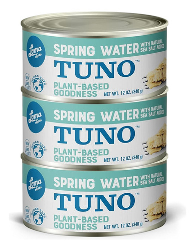 Loma Linda Tuno  Basado En Plantas  Agua De Resorte (12oz)