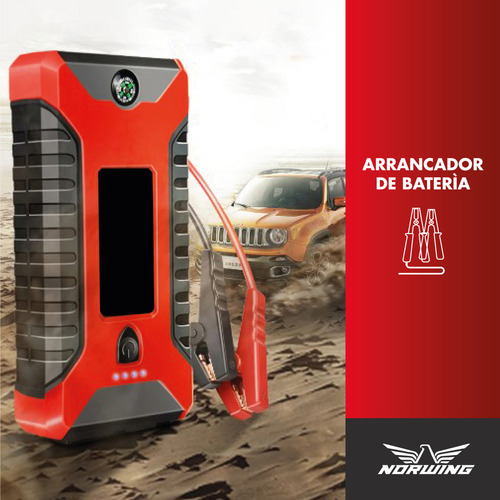 Kit Arrancador Bateria Portatil Usb Auto Con Valija