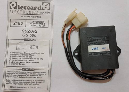 Cdi Electronico Suzuki Gs 500 Pietcard 2185 Ciclomotos