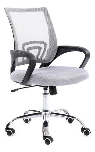 Sillon Ejecutivo Mesh Csei-mgri Apoyabrazo/giratoria Gris