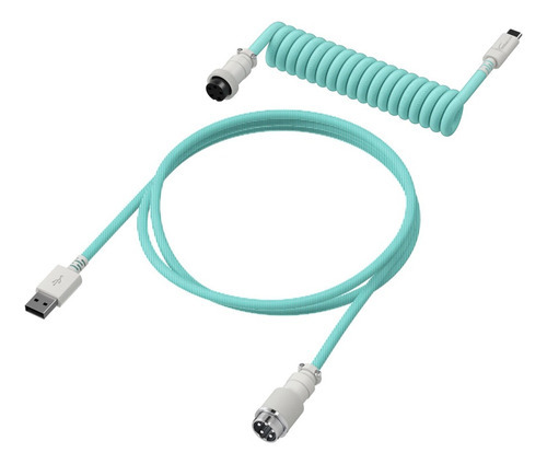 Cable En Espiral Usb-c Hyperx - Colores Color del teclado Verde