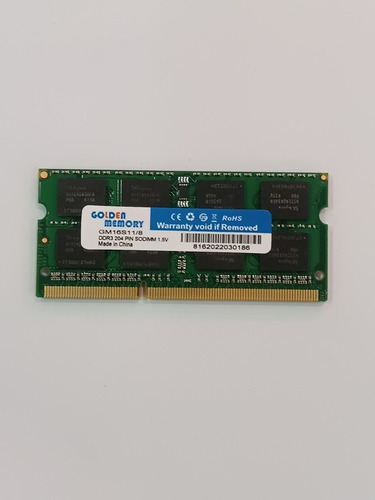 Memoria Ram Golden Memory 8gb Pc3 P/ Laptop