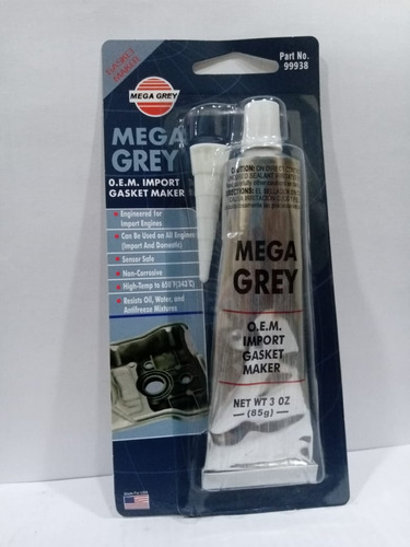 Silicón Gris Mega-grey 85gr Gasket Maker (3und)