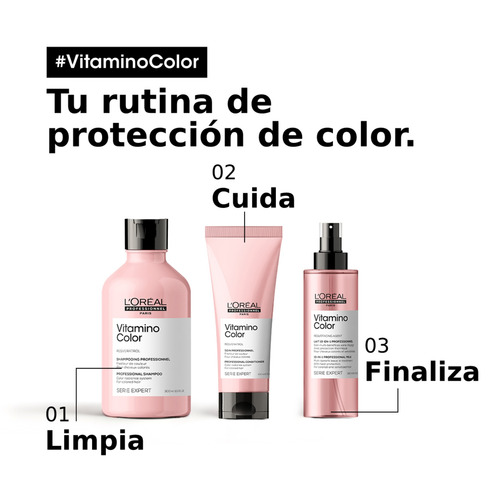 Imagen 5 de 9 de Acondicionador Protección Color 200ml L'oréal Professionnel