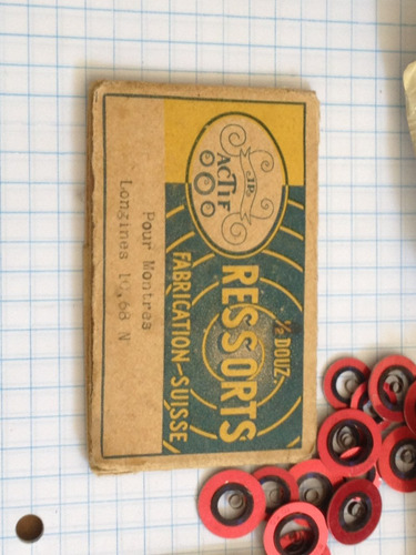 Imagen 2 de 6 de Lote De Antiguos Resortes, Cuerdas Para Relojes De Bolsillo.