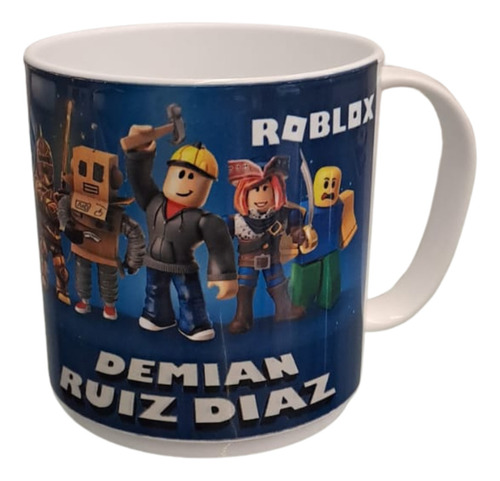 Taza Plástico De Roblox Personalizada Con Nombre - Roblox