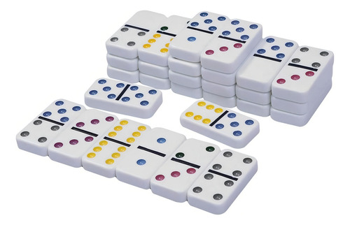 Juego De Mesa Domino Doble 6 Con 28 Fichas Jumbo Novelty