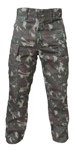 Calça Rip Stop Camuflada Padrão Exército Brasileiro N40