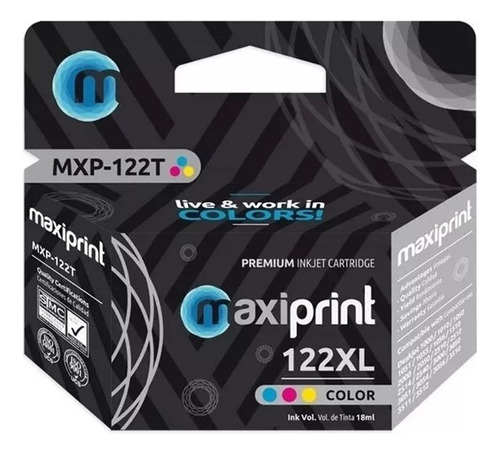 Cartucho Compatible Hp 122 Xl Color Con Garantía Hp 122