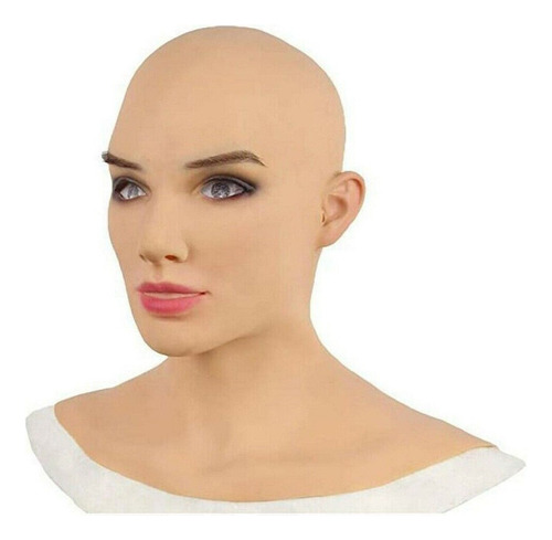 2024 Cubierta For La Cabeza De Látex Femenina Cosplay Drag
