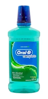 Oral B Complete Enjuague Bucal Cuidado Dental Menta Natural