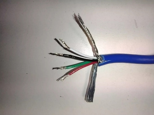 15 Mt Cable 4x0.25 Con Pantalla Para Balanza