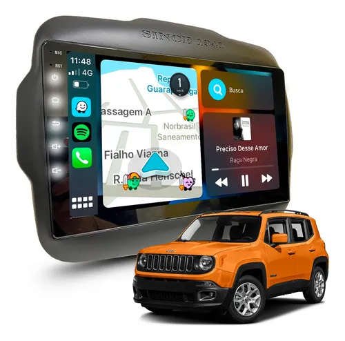 comprar Multimídia 9 Polegadas Gps Integrado Bluetooth Android 9 Pol
