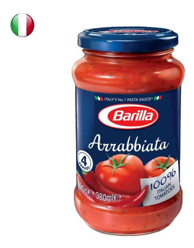 Salsa Italiana Barilla Arrabbiata Pack 4 Un X 400gr !