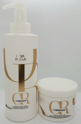 Wella Oil Reflection Shampoo 1000ml+masc. 500g +válvula 