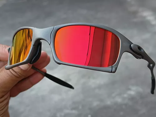 Oculos Oakley Juliet Squared xmetal vermelha doble x - Faz a Boa!