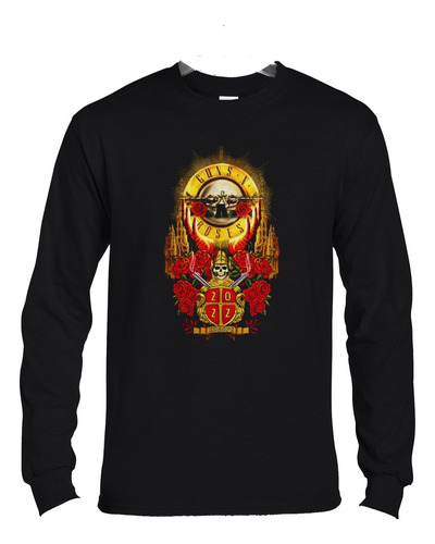 Polera Ml Guns N Roses Europe 2022 Tour Rock Abominatron