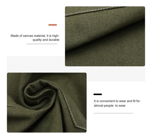 Delantal De Trabajo, Delantal De Algodón Para Hombre, Ropa D