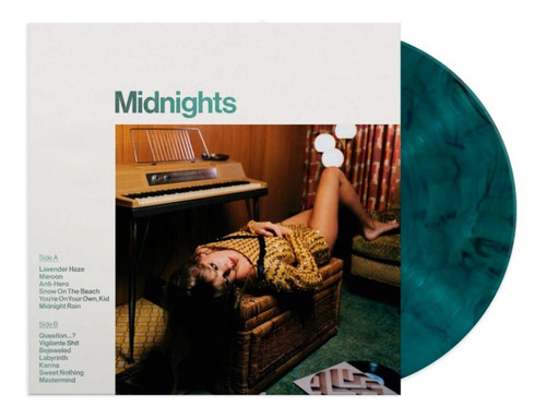 Taylor Swift -  MIDNIGHTS JADE GREEN EDITION - vinilo 2022 producido por REPUBLIC