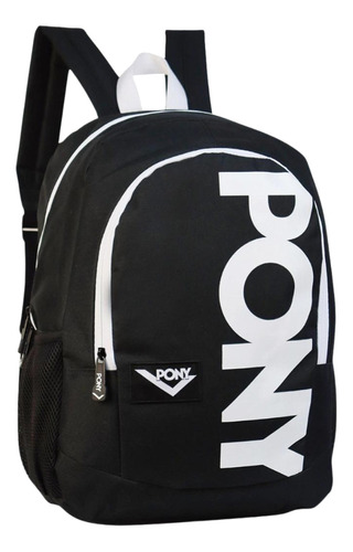 Mochila Pony 17 P01c20 Color Negro