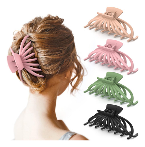 Clips Para El Pelo De Las Mujeres - Opaul Mate Antidesliz...