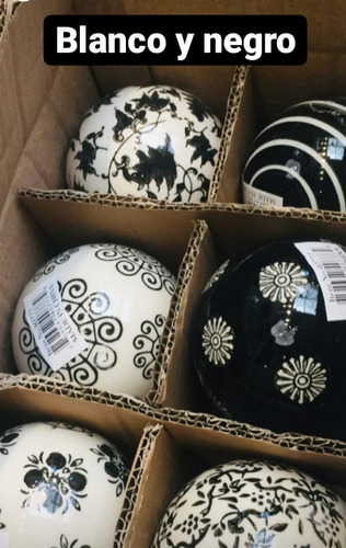 Imagen 9 de 9 de Bolas Decorativas Cerámicas (x Unidad)