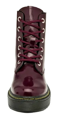 Botas vino online de charol