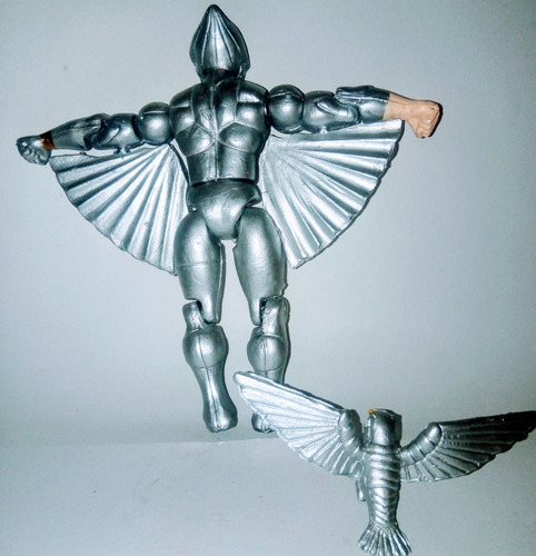Figura Bootleg Mexicano De Halcones Galácticos Rayo De Plata (Usado)