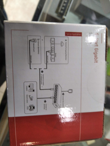 Imagen 6 de 10 de Switch De Red 100/1000 Mbps 8 Puertos Hikvision Ds-3e0508d-e