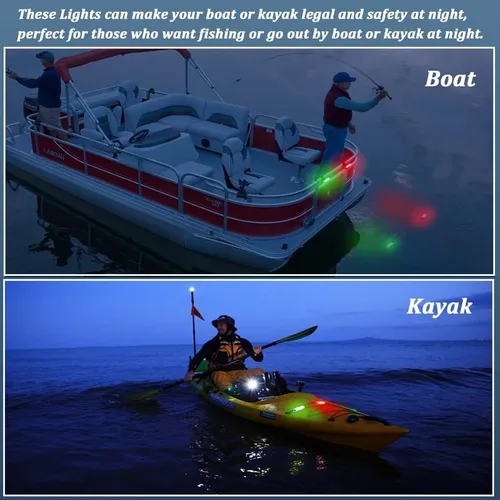 Botepon Luces De Navegación Para Kayak Luces De Popa...