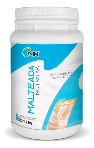 Malteada Nutritiva Nin 1.200 Kg Suplemento Alimenticio Sabor Vainilla