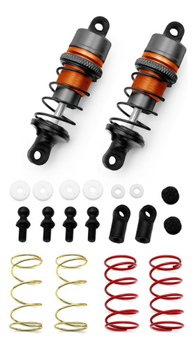 1 Par De Amortiguadores Hidráulicos Metálicos N81/10 Rc Remo