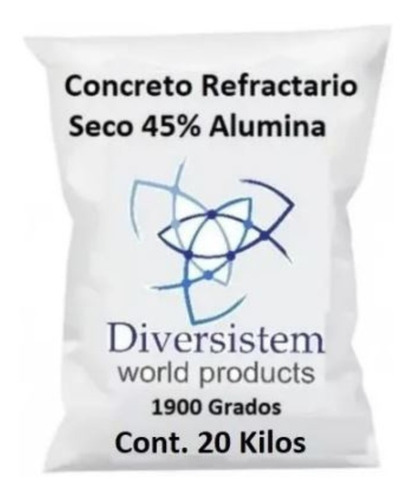 Concreto Refractario Tr44 Clase C Fraguas 1350°c 20 Kilos